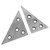 2Pcs Angle Block High Accuracy Manganese Steel Machinist Measuring Tool with Storage Box