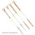 4PCS Differ Color Metal Ballpoint Pen School and Office Supplies