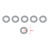 100pcs  304 Stainless Steel  Metric flat Washers Screw Repair Kit Tool M3/M4/M5/M6/M8/M10 (M4)