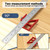 Center Scriber Vertical Line 45° Angle Right Angle Gauge Multifunctional Stainless Steel Woodworking Measuring Ruler Carpenter Accessory