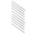 10PCS 1.5mm Fully Ground Machine Reamer High Speed Steel Cutting Processing Tool