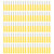 100Pcs Horn Banana Plug Brass Zinc Alloy ABS Welded Banana Plugs Connector for Truck Batteries 4mmYellow