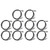 10Pcs Thermistor Sensor NTC Temperature Probe Hex Head 1 Meter Cable Length M8 Thread10K