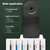 Manual Pencil Sharpener Hand Crank Pencil Sharpener Adjustable Sharpness for 7-8mm Pencil for Students Artists Home School Office Supplies
