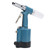 Air Rivet Gun Industrial Grade 3‑Jaw Pneumatic Riveter Aviation Aluminum Hydraulic Structure BlueAmerican Style