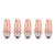5 Pcs Bi Metal Throat High Hardness Wear Resistance 3D Printer Heatbreak Throat Tube with M6 M7 Thread