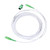 Optical Modem Extension Cable Set Armored Single Mode SC Patch Cable with Flange Connector for FTTH FTTB FTTP SC APC 10m / 32.8ft