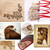 39 Pieces Wood Burning Tool Kit Pyrography Pen Adjustable Temperature from 200-450℃ for Beginners Adults Wood Burning Carving Embossing Soldering