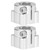 2Pcs Shaft Collar 1/2in Hex Bore Clamp High Speed Load Industrial Robot Parts 3310‑0016‑2500