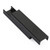 Aluminum Enclosure PCB Instrument Shell Electronic Cooling Box Black 25*25*100mm