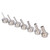 7Pcs Hot Air Gun Nozzle Kit Oblique for 861 Soldering Desoldering Station Accessories
