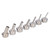 7Pcs Hot Air Gun Nozzle Kit Oblique for 861 Soldering Desoldering Station Accessories
