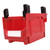 Garage Organizer Bin 377x213x178mm Thickened Slant Mouth Vertical and Back Hanging 2 in 1 Wall Mounted Storage Bin Red
