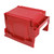 Garage Organizer Bin 377x213x178mm Thickened Slant Mouth Vertical and Back Hanging 2 in 1 Wall Mounted Storage Bin Red
