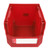 Garage Organizer Bin 377x213x178mm Thickened Slant Mouth Vertical and Back Hanging 2 in 1 Wall Mounted Storage Bin Red