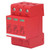 Orange Red Combiner Box Surge Protection Device Distribution Box Voltage Surge Arrester Device 40KA DC1000V 3P