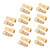 10Pcs 3.5mm Female Banana Plug Pure Copper Gold Plated Bullet Banana Connectors for Electronic Measurement Accessories