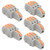 20Pcs SPLF13 Quick Connectors 1 in 3 out TTap Wire Splitter for Lighting Motors 250V(Orange )