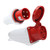 Waterproof Socket IP67 Industrial Aviation Plug Surface Mounted 4 Pin 3P+E 380V415V 63A