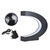 3 Inch Magnetic Levitation Floating Globe World Map Globe with C Shape Base LED Lights for Teaching Home Office Desk Decoration