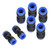50Pcs Straight Pneumatic Connector Push to Connect Fittings for PU-10 Air Tube