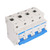 Rail Mount Circuit Breaker 4 Pole 400V 80A Versatile Safety Protection Flame Retardant Disconnect Switch for Home
