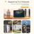 WiFi Smart LCD Weather Station APP Control Digital Indoor Outdoor Temperature Humidity Monitor Thermohygrometer, 5 Days Weather Forecast, 3 Alarm Clocks with Snooze, Phone USB Charging, Support 3 Channels