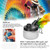 T62 Airbrush Cleaning Bottle Multifunctional Cleaning Tools Nail Model Washer Wasted Solvent Paint Collectors
