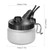 T62 Airbrush Cleaning Bottle Multifunctional Cleaning Tools Nail Model Washer Wasted Solvent Paint Collectors