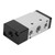 2-Position 5-Way Pneumatic Control Valve Air Valve Aluminum Alloy Mechanical Accessory4A210-08 G1/4 Inch