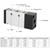 2-Position 5-Way Pneumatic Control Valve Air Valve Aluminum Alloy Mechanical Accessory4A210-08 G1/4 Inch