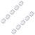 10Pcs Aluminum Alloy Spacer Round Unthreaded Standoff Support Fittings Outer Diameter 10mm4mm