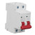 DC Circuit Breaker 6000A Breaking Capacity PV Miniature Circuit Breaker 2P 1000V 6A