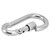 Carabiner Hook Heavy Duty and Multifunctional 304 Stainless Steel Spring Locking CarabinerM10x100