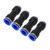 4PCS Quick Pipe Connectors Push On Straight Reducer Fittings for PU Hose Nylon Tube 2/3in 4/7in