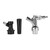 Stainless Steel Stem Beer Keg Tap Draft Beer Dispenser Faucet Spear 18mm Interface Diameter