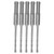 5Pcs Rotary Hammer Drill Bit Cemented Carbide Tip Spiral 2 Flutes Impact Drill Bit for Brick Stone 110mm 4mm/0.16in Open Diameter