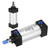 Air Pneumatic Cylinder Double Acting SC40 Standard Aluminum Alloy ComponetsSC40x25