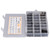 600Pcs Hex Screw Nut Flat Washer M3 M4 M5 M6 Assortment Set Kit with Wrench Tweezers