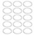 120pcs Flat Washer Stainless Steel Gasket Washer for Mounting Bearings Wheels Gears Screws4807-1215-1000