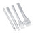 4pcs DIY Leathercraft Tools 3mm Spacing Leather Hole Punch Stitching Punch Tool 1+2+4+6 Prong
