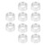 10pcs/Set Aluminum Alloy Spacer Round Gasket Interval Structure Support Fittings Outer Diameter 8mm