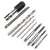 Tap Drill Bit Set Bearing Steel with TType Tap Wrench Hand Tool for Screws Nuts Tapping