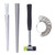 Ring Mandrel Sizer Finger Rings Measuring Gauge Rubber Hammer Stick Jewelry Making Kit