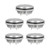 5Pcs Momentary Push Button Switch Metal Auto Reset Ultra Thin Waterproof with LED 25mmDC3~6V Green