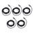 5PCS Magnetic Switch Sensor ABS Housing 100mA 2 Wire Normally Open Magnetic Sensor for Industry AC DC5‑240V