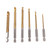 6PCS Serrated Drill Bit Set Straight Hex Shank Twist Woodworking Serrated Drill Bit Set with Storage Box