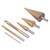 Step Drill Bits Serrated Spiral Bits High Speed Steel Woodworking Grooving Accessories