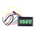 Car Smart Digital Thermometer 3 in 1 Nightlight LED Digital Display Electronic Clock Voltmeter