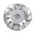 90mm 12 Tooth Polishing Disc Silver Wheel Manganese Steel Woodworking Carving Tool for Angle Grinder